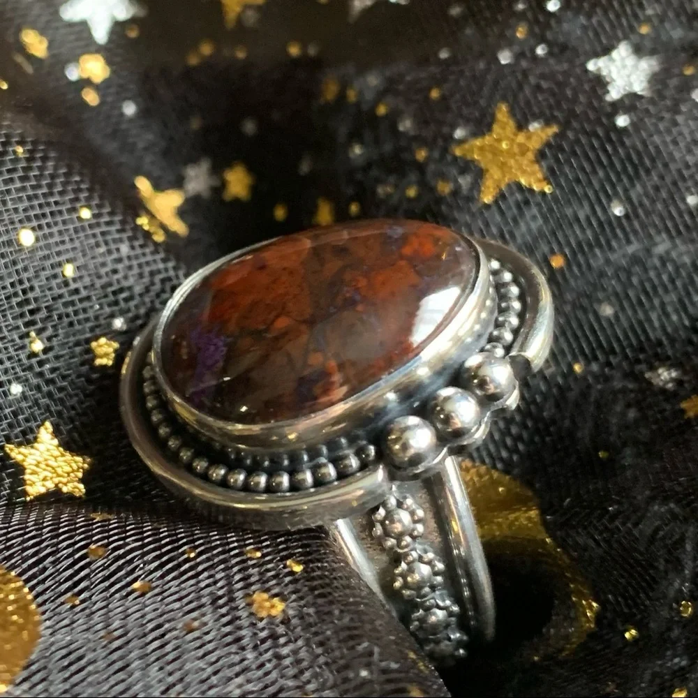Sterling Silver High Grade Sugilite ring new